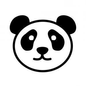 Cute Panda Logo - Cute Panda Face Logo Vector | LaztTweet