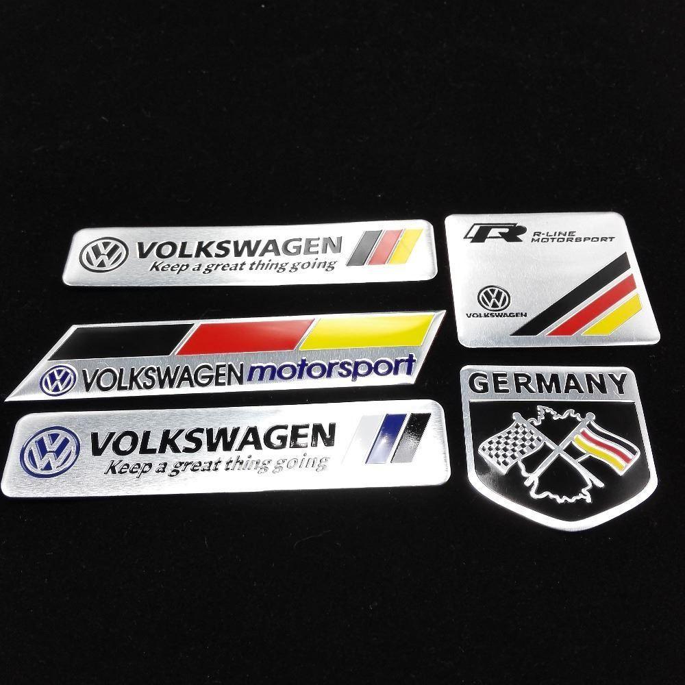 Car Trunk Logo - 2019 Car Trunk Badge Emblem Sticker Metal Aluminum VW Car Decal ...