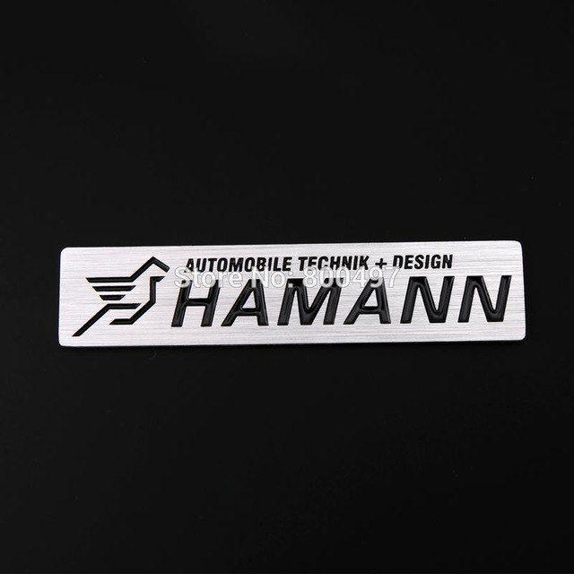 Car Trunk Logo - Newest 3D Aluminium Alloy Car Trunk Emblem For Hamann Automobile