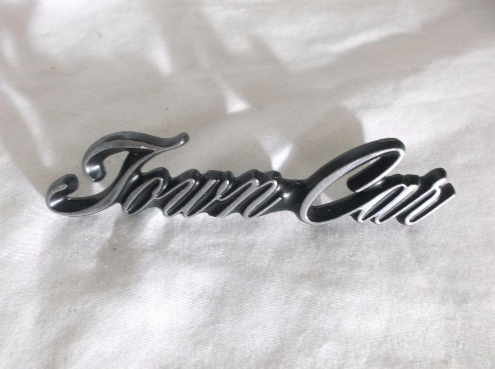 Car Trunk Logo - 81-89 Lincoln Town Car Trunk Fender emblem Nameplate Logo Badge ...