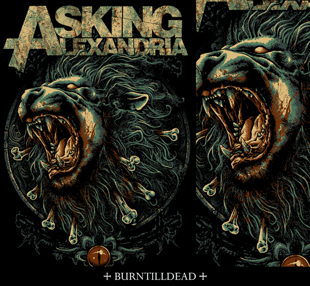 Asking Alexandria Lion Logo - Burntilldead: Lion