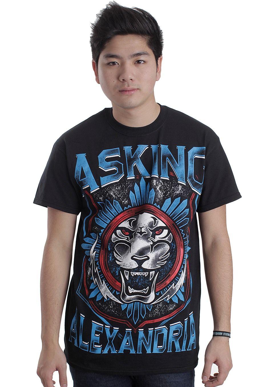 Asking Alexandria Lion Logo - Asking Alexandria - Lion - T-Shirt - Official Screamo Merchandise ...