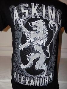 Asking Alexandria Lion Logo - Asking Alexandria Lion Crest Concert Tour Shirt S Small Danny