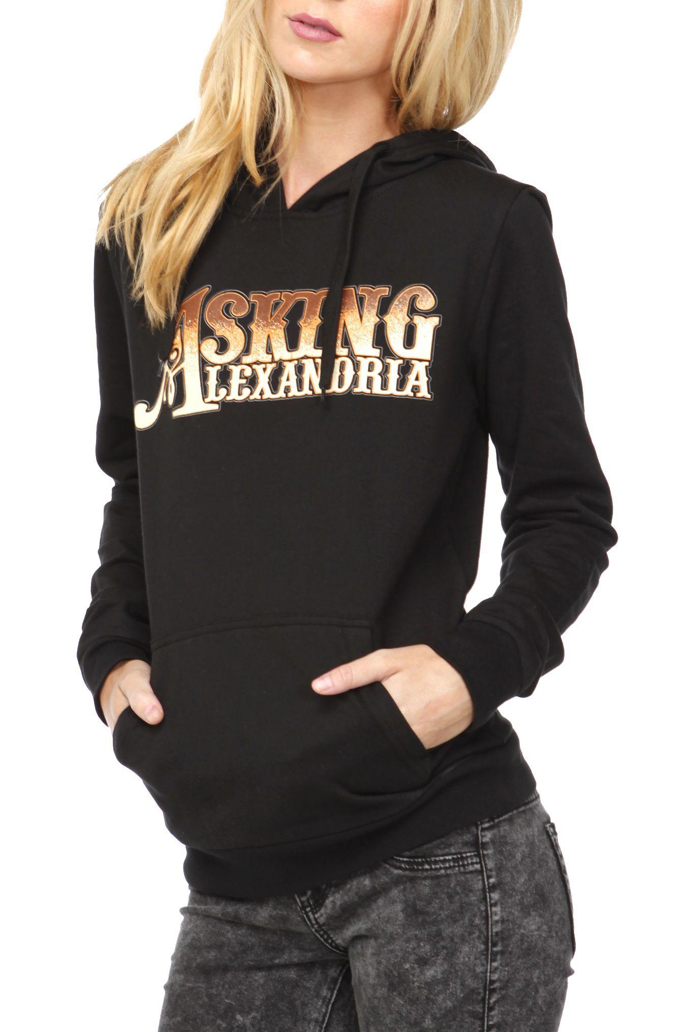 Asking Alexandria Lion Logo - Asking Alexandria Lion Girls Pullover Hoodie | Hot Topic | .Hot ...