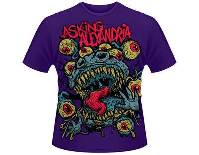 Asking Alexandria Lion Logo - Asking Alexandria Eyeballs T Shirt