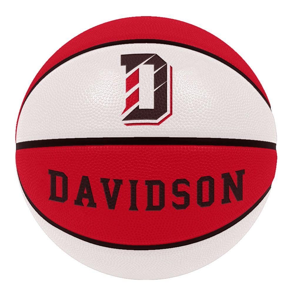 Red and White Basketball Logo - Davidson College Bookstore