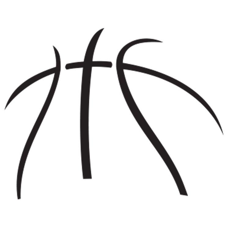 Cool Black and White Outline Logo - Free Basketball Outline, Download Free Clip Art, Free Clip Art on ...