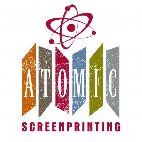 Custom Printing Logo - Atomic Screen Printing & Embroidery: Kennewick, Richland & Pasco, WA