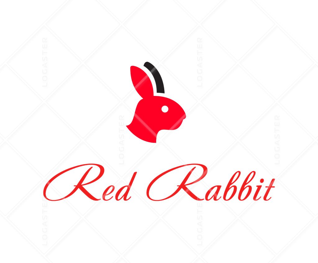 Red Rabbit Logo - Red Rabbit. Logaster Logo Generator