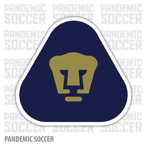 Pumas Soccer Logo - Pumas UNAM Mexico Vinyl Sticker Decal Calcomania Universidad Liga MX ...
