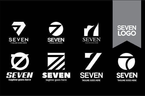 Logo 7 Logo - Number Seven Logo. Fonts. Logos, Seven logo