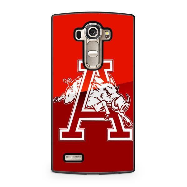 Red and White Technology Logo - Arkansas Razorbacks Red White Logo LG G4 Case