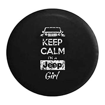 I'm a Jeep Girl Logo - Amazon.com: Distressed - Keep Calm I'm a Jeep Girl Spare Tire Cover ...