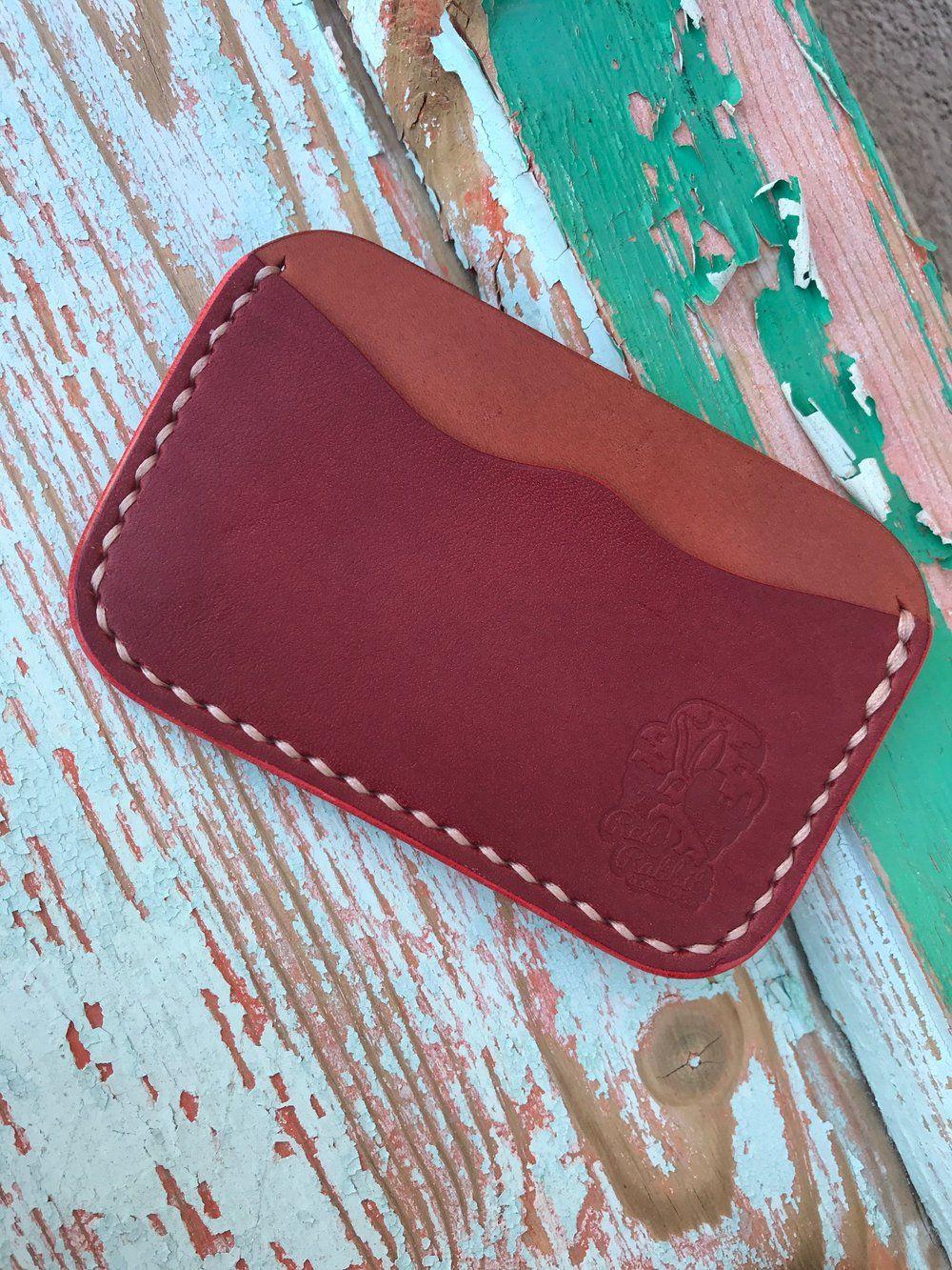 Red Rabbit Logo - Leather logo card wallet — Red Rabbit Trading Co.