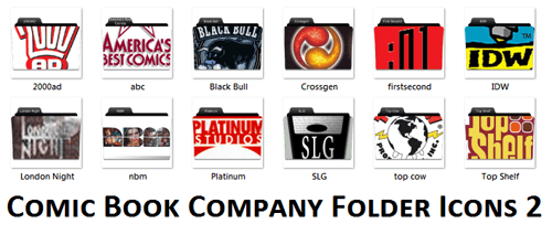 Comic Company Logo - Comic Book Company Folder Icon by ESeph on DeviantArt