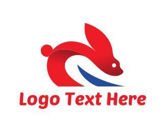 Red Rabbit Logo - Logo Maker - Customize this 