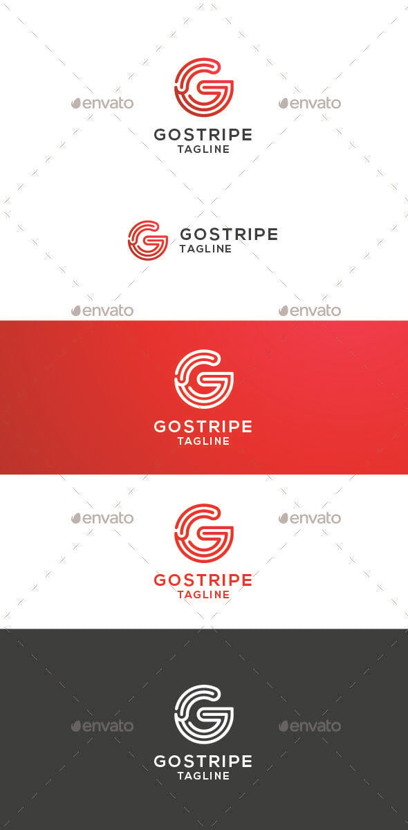 Red Stripe Restaurant Logo - Go Stripe Logo - Letter G | Fonts-logos-icons | Pinterest | Letter ...