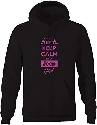 I'm a Jeep Girl Logo - Amazon.com: Keep Calm I'm a JEEP GIRL Wrangler Carry On Sweatshirt ...