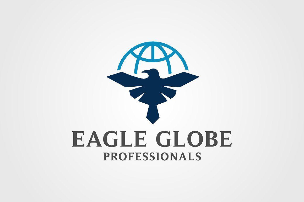 Eagle Globe Logo - Eagle Globe Logo Templates Creative Market