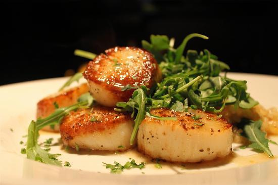 Red Stripe Restaurant Logo - Pan-seared Sea Scallops - Picture of Red Stripe, Providence ...