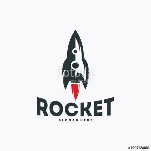 Cool Rocket Logo - Cool Rocket logo designs vector, Rocket Sign, Icon, Template Stock