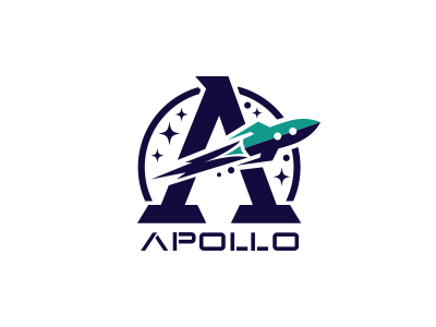 Then Logo - Apollo | Akronauts | Rockets logo, Logos design, Apollo logo