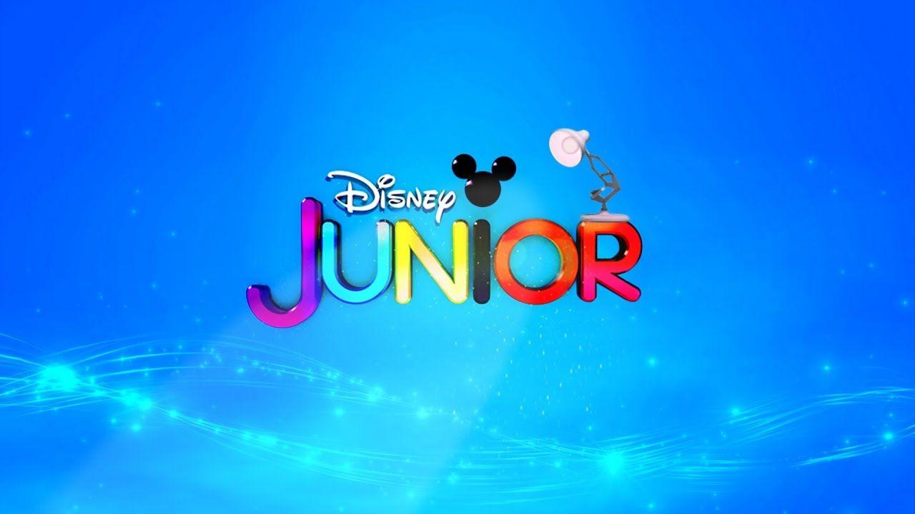 Disney Jr Logo - 590-Disney Junior With Colorful Spoof Pixar Lamp Luxo Jr Logo | CREA ...