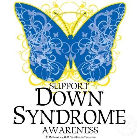 Down Syndrome Butterfly Logo - One in a Thousand: Our First World Down Syndrome Day!