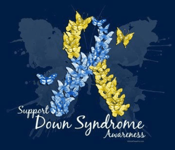 Down Syndrome Butterfly Logo