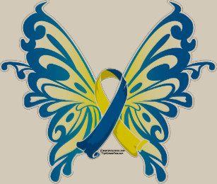 Down Syndrome Butterfly Logo - Down Syndrome Activism Baby Clothes & Shoes