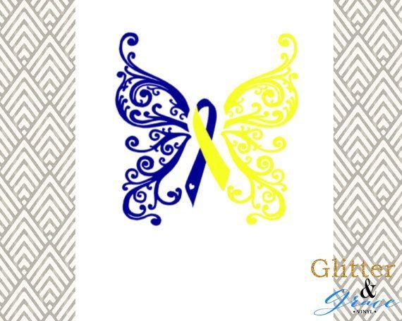 Down Syndrome Butterfly Logo - Share the love and spread the awareness of Down Syndrome with this ...