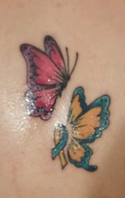 Down Syndrome Butterfly Logo - Tattoos of Parents of Kids With Down Syndrome