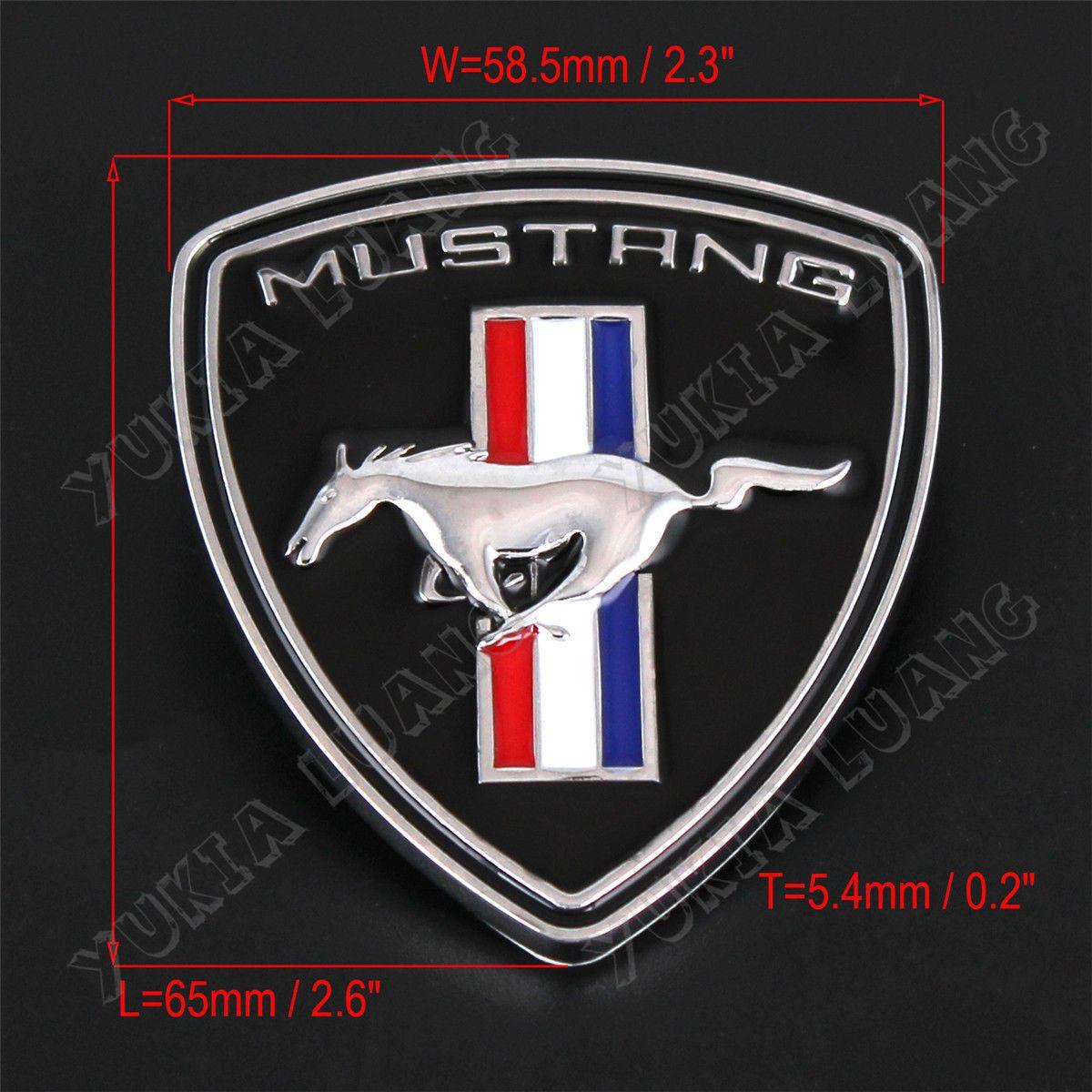 Car Horse Logo - 1x Universal Alloy Metal 3D Horse Car Emblem Stickers Badge for Ford