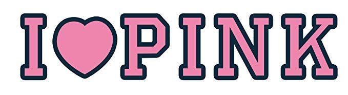 Love Pink Victoria Secret Logo - Amazon.com: i love pink Victoria secret clothing I heart bumper ...
