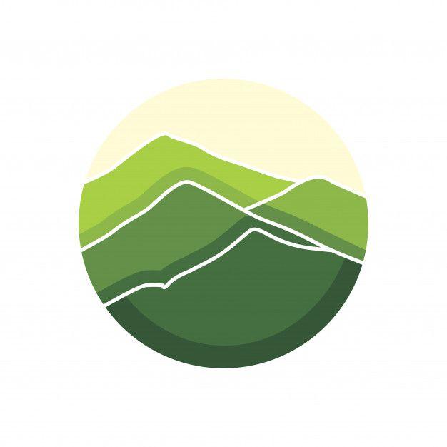 Green Mountain Logo - Green mountain logo Vector | Premium Download