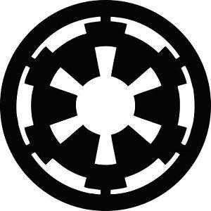 Galactic Empire Logo - Star Wars Galactic Empire Logo Vinyl Graphics sticker Decals From
