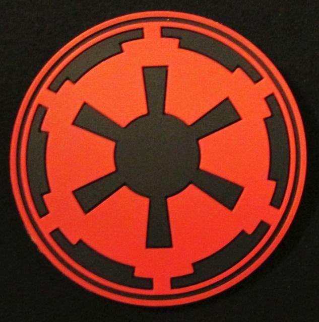 Galactic Empire Logo - 3d Imperial Galactic Empire Star Wars Logo Army Red Ops Velcro ...