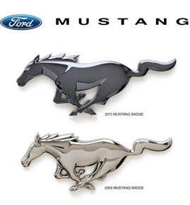 Car Horse Logo - Ford redesigns mustang badge for 2010 sports car. Horsetalk
