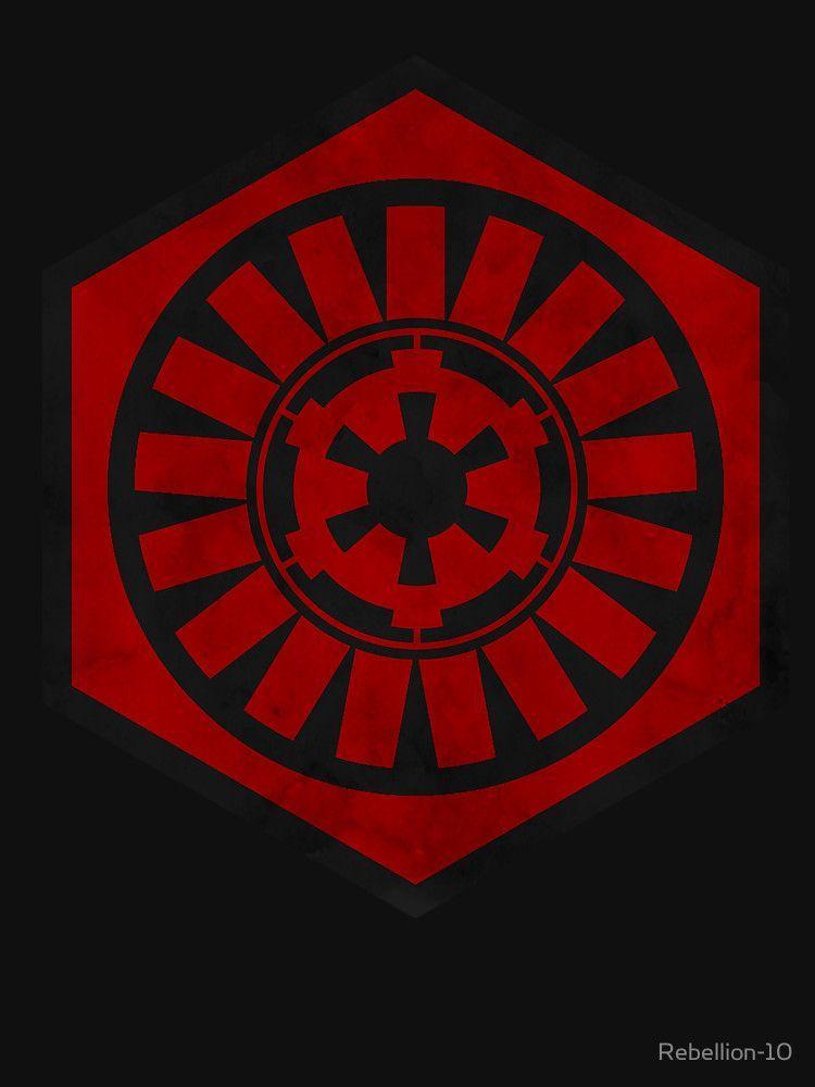Galactic Empire Logo - The symbol of The First Order and the logo of The Galactic Empire