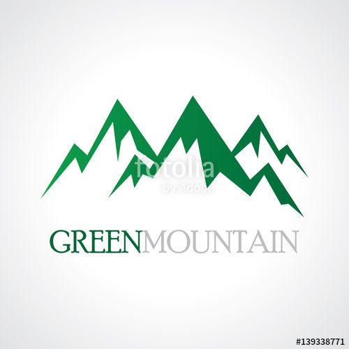 Green Mountain Logo - Green Mountain Vector Logo Stock Image And Royalty Free Vector