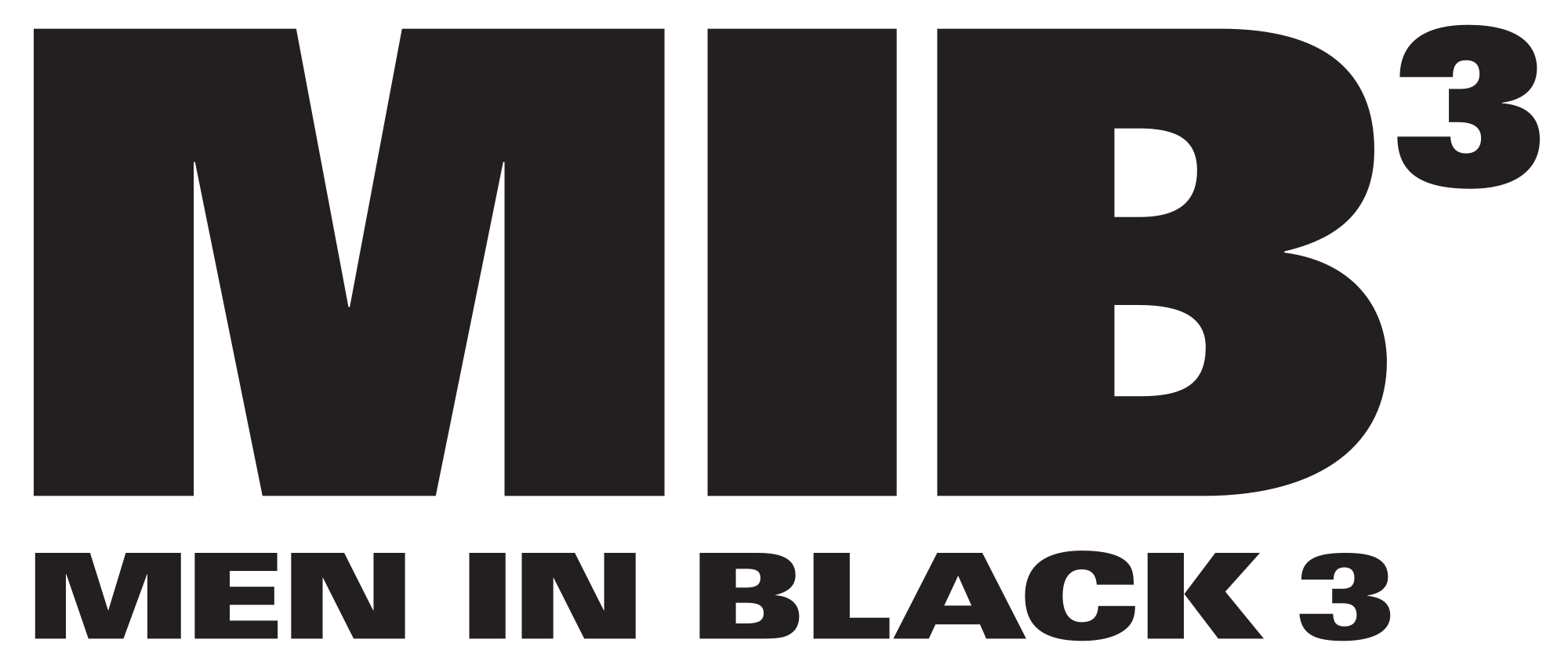 Men in Black 3 Logo - Men in black 3.svg