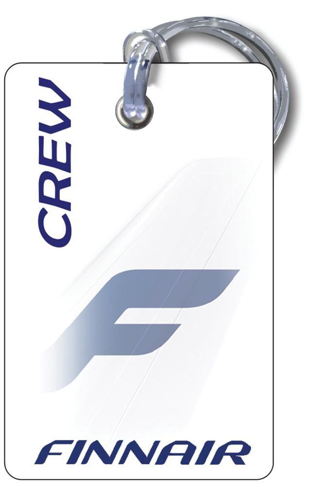 Finnair Logo - Finnair Logo White crew tag