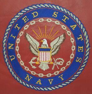 Navy Blue Eagle Logo - United States Navy Throw Pillow Emblem Red White Blue Eagle Flag