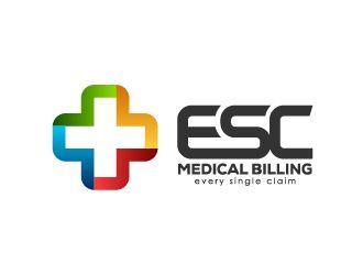 Medical Billing Cross Logo - ESC MEDICAL BILLING logo design