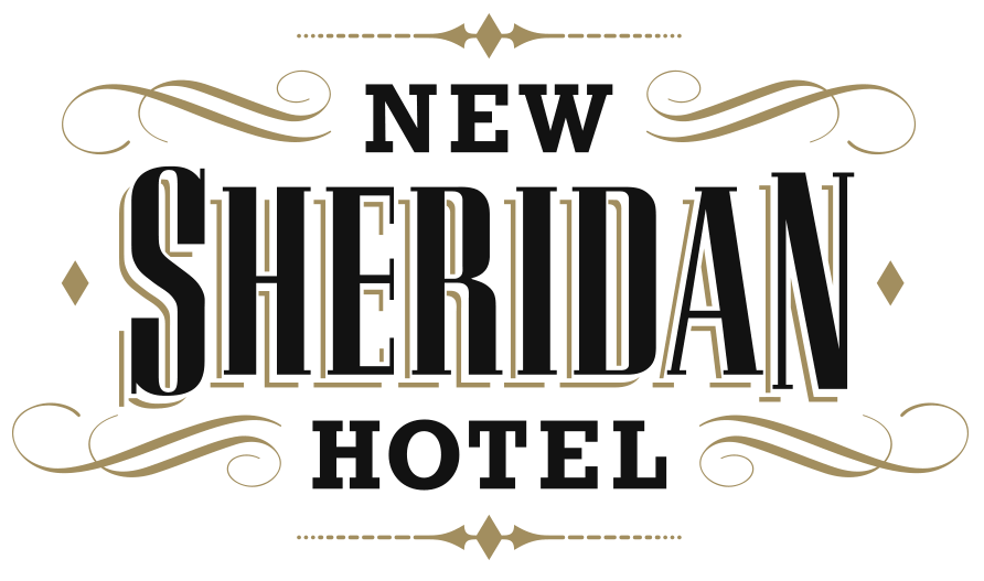 The Sheridan Logo - New Sheridan Hotel. Urban Influence Project