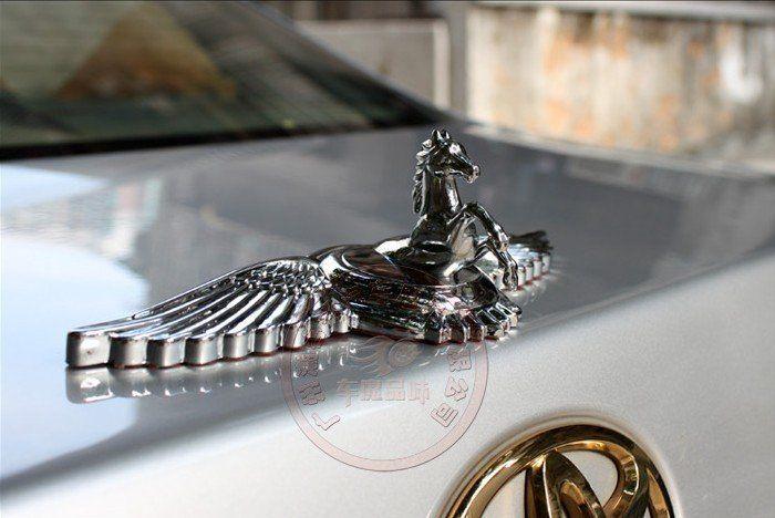 Pegasus Car Logo - Auto Standard The Horse Head Luxury Car Pegasus Emblems Logo Car ...