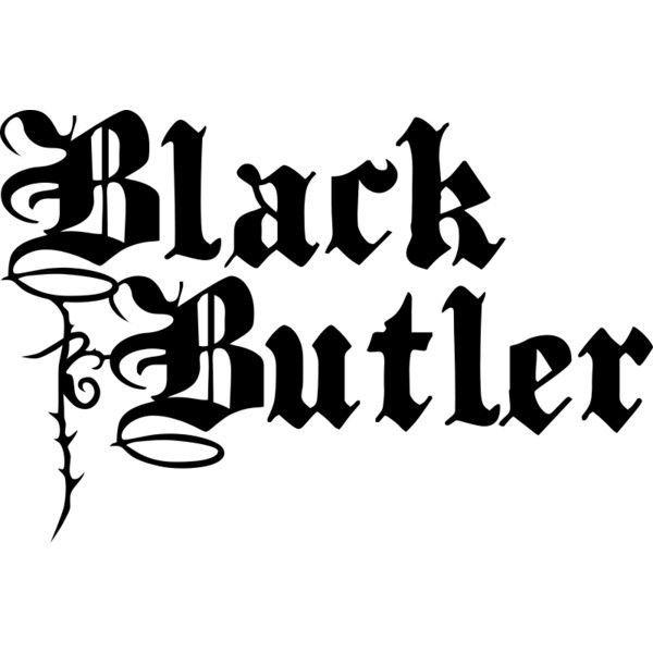 Black Butler Logo - Fichier Logo Black Butler.svg ❤ liked on Polyvore featuring black ...