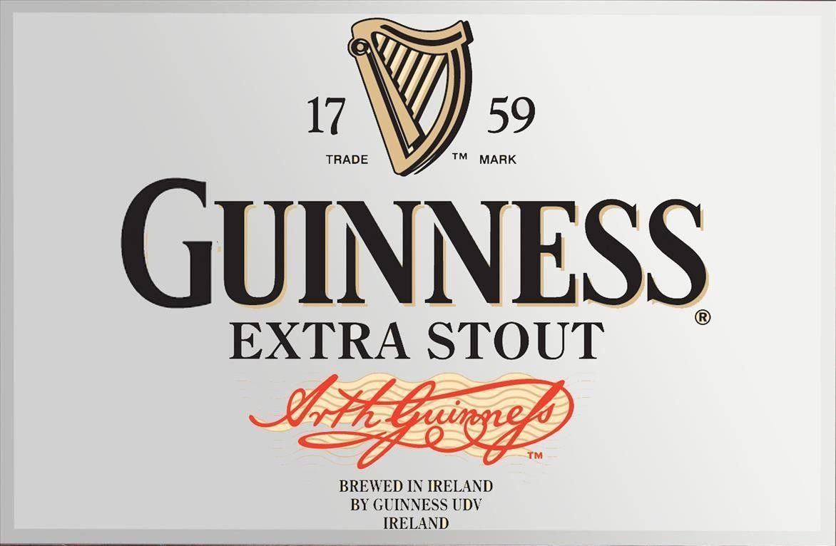Guinness Extra Stout Logo - GUINNESS EXTRA STOUT MIRROR (http://www.mullysirishimports.com ...