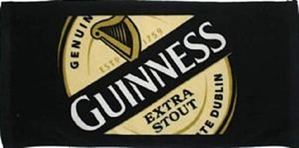 Guinness Extra Stout Logo - Amazon.com: Guinness Extra Stout - 1759 Label Bar Towel 19