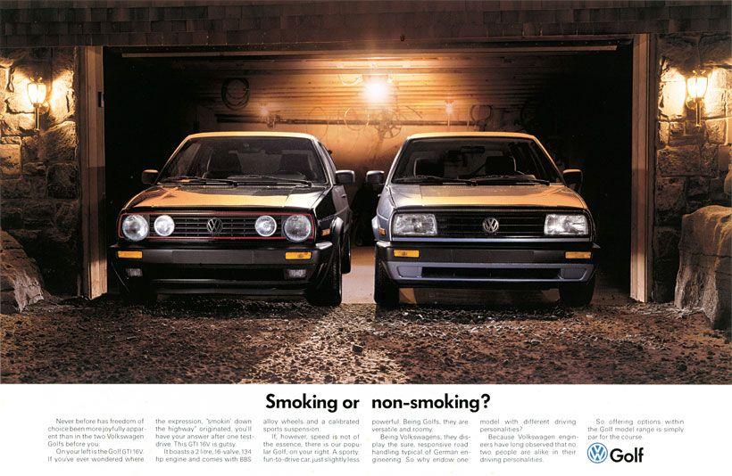 Smoking VW Logo - DIY Client Portfolio: Volkswagen Canada (Volkswagen Golf) 